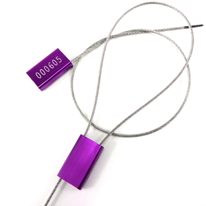 Joints de câble en acier Serrure d'expédition de sécurité en métal Tamper Evident Container Seals Tags Pull Tight Steel Wire Ties for Truck Trailer - Product Image 4