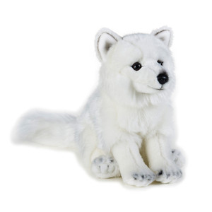 Peluche Personalizzato OEM della Serie Animali Selvatici Polari, <span class=keywords><strong>Volpe</strong></span> <span class=keywords><strong>Artica</strong></span> Morbida per Decorazione Casa - Product Image 2