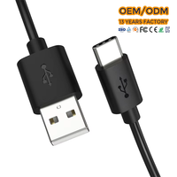 Usine 1M 2M Téléphone Mobile Chargeur Super Rapide Cordon De Données 3a Oem Câble 1m Pvc Données c Type Usb Android Usb Type c Câble