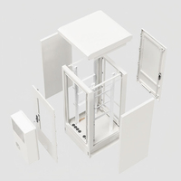 Armoire de télécommunications extérieure intégrée toutes saisons, station de base sans fil, coffret d'alimentation climatisé, boîtier thermostatique personnalisé