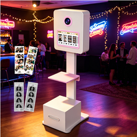 Impresora de Fotos Portátil Ligera de Impresión Instantánea para Cabina de Selfies, Personalizable para Negocios