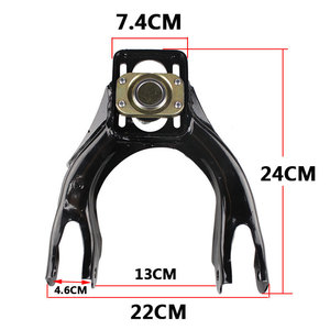 คอนโทรลอาร์มล่างสำหรับ Honda Civic 92-95 EG DC2 ปรับได้ รูปทรงสามเหลี่ยม สีดำ - Product Image 5