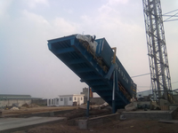 MODERN CRANE Système de Plateforme de Déchargement de Conteneurs à Mât Vertical Hydraulique Certifié CE ISO Neuf, Capacité de Levage 12m-22m