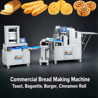 Machine industrielle automatique à pain de mie, machine à fabriquer des baguettes, ligne de production de baguettes, haute capacité