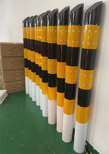 Poste de luz Pila de advertencia Lámpara intermitente <span class=keywords><strong>Solar</strong></span> Señal de tráfico inteligente Luz Advertencia de carretera Poste delineador de tráfico - Product Image 6