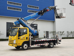 Source Factory JIUHE Nieuwe <span class=keywords><strong>25M</strong></span> Boomlift Hoogwerker Rechte Telescopische <span class=keywords><strong>Boom</strong></span> Truck Gemonteerde Elektrische Hoogwerker - Product Image 5