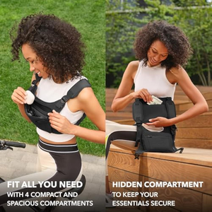 Chaleco Reflectante para Correr, Riñonera Impermeable, Porta Teléfono, Bolsa de Entrenamiento para Corredores, Ciclismo, Bolsa EDC, Porta Objetos para Trotar - Product Image 4