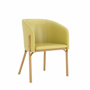 Kursi sandaran tangan komersial bergaya sederhana kursi belajar Perpustakaan kain pelapis furnitur ruang baca - Product Image 2