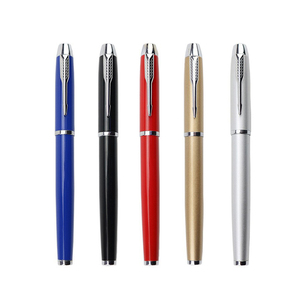 Bolígrafos de Gel Metálicos con Logotipo Personalizado, Duraderos, Punta de 1.0 mm, Impresión Serigráfica, Bolígrafos Promocionales Empresariales con Colores Pantone para Publicidad - Product Image 1
