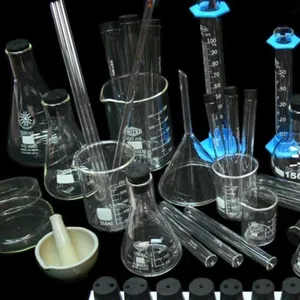 Scienza borosilicato vetro boccette separatore imbuto pipetta 1000 fiaschetta con vite c kit distillazione snodata laboratorio glasswar