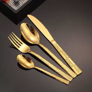 Stainless Steel Western Cutlery Set <b>Knife</b> Fork Spoon Mirror Polished Durable Tableware For Hotel Steak Dessert Use - Product Image 3