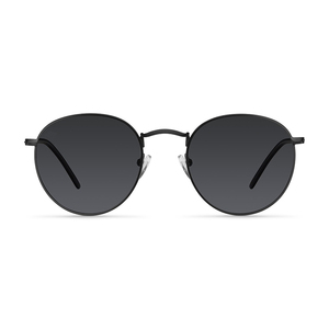 Gafas de sol con montura redonda de Metal para hombre, lentes polarizadas con UV400, personalizadas, fabricante de <span class=keywords><strong>China</strong></span> - Product Image 4