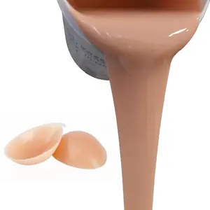 Borracha de silicone para brinquedos sexuais, borracha líquida de alta elasticidade para corpo humano