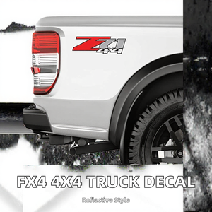Pegatina Reflectante para la Parte Trasera de Camionetas FX4 4x4, Calcomanía Personalizada para Vehículos, Gráfico para la Carrocería - Product Image 2