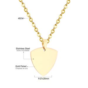 Collier personnalisé en or 18 carats à plusieurs couches, pendentif chaîne en or, bijoux, collier avec nom pour femme - Product Image 5