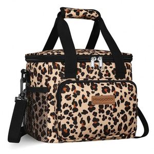 Oxford Fabric Handheld Insulated <b>Lunch</b> <b>Bag</b> Aluminum Foil Lining Large Capacity Custom Logo - Product Image 1