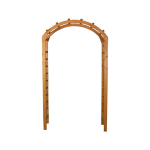 Fabricant chinois poids léger Chine sapin en bois porte de jardin entrée treillis <span class=keywords><strong>tonnelle</strong></span> - Product Image 3