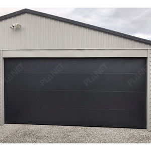 Porte de <span class=keywords><strong>garage</strong></span> résidentielle coulissante 16x7 en métal à prix réduit, portes de <span class=keywords><strong>garage</strong></span> automatiques à rabat plat en acier galvanisé pour maisons - Product Image 6
