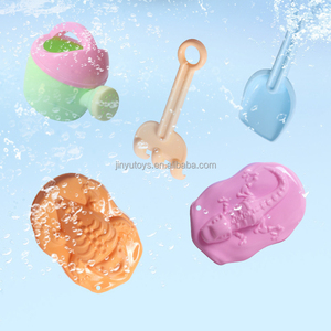 Jouets de plage en plastique pour enfants, ensemble de jouets de plage portables pour creuser dans le <span class=keywords><strong>sable</strong></span> et jouer dans l'<span class=keywords><strong>eau</strong></span>, seau, pelle et sablier - Product Image 5