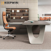 Meubles de bureau modernes pour PDG, bureau de direction, bureau de chef, table de bureau pour directeur
