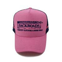 Gorra de camionero con parche bordado de 5 paneles, gorras Snapback en blanco de alta calidad, gorra de camionero de perfil alto personalizada lisa
