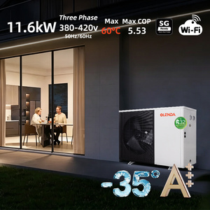 ปั๊มความร้อนแบบโมโนบล็อก 11.6 กิโลวัตต์ ใช้สารทำความเย็น R32 ได้รับการรับรองมาตรฐาน CE ประสิทธิภาพสูงระดับ A+++ ใช้ไฟฟ้ากระแสตรงแบบอินเวอร์เตอร์ สำหรับติดตั้งภายนอกอาคาร - Product Image 1