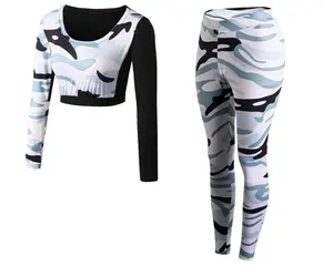 Fitness & Yoga Wear Compression Wear High Quality Compression Women Gym Sports Wear Yoga Set Womens Fitness Apparel