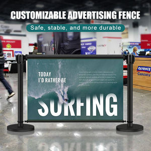 Özel Tasarım Geri Çekilebilir Cafe Bar Bariyerleri Etkinlikler Kalabalık Kontrol Bariyerleri Reklam Afişi Açık Hava - Product Image 3
