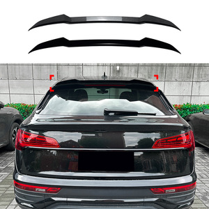 Aileron de coffre arrière Audi Q5 FY Sportback 2021+ Noir piano Texture fibre de carbone ABS Style bec de canard - Product Image 1