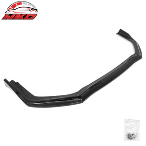 Front Bumper <b>Lip</b> For Subaru WRX STI 2015-2021 3PC CS Style <b>Gloss</b> Black Chin Spoiler High Quality Body Kit - Product Image 4
