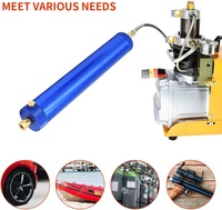 30MPa Öl-Wasser-Abscheider 8mm PCP-Luft kompressor pumpe 4500Psi Hochdruck-Luftfilter-Tauch abscheider L300mm OD50mm