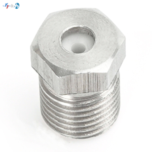 <span class=keywords><strong>Buse</strong></span> céramique en acier inoxydable à noyau céramique 1/8BSPT 15 degrés <span class=keywords><strong>Buse</strong></span> de lavage <span class=keywords><strong>haute</strong></span> <span class=keywords><strong>pression</strong></span> Pipeline débouchant la <span class=keywords><strong>buse</strong></span> de jet d'eau de perçage - Product Image 3