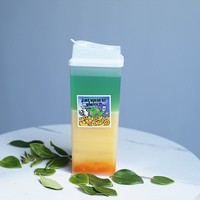 Bouteille jetable de 500 ml en PP, style influenceur, carrée, résistante aux hautes températures, pour thé au lait, yaourt, boissons à emporter, personnalisable