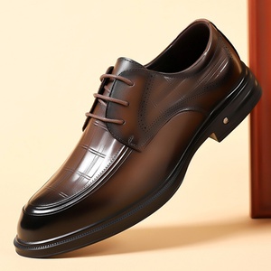 Zapatos de Vestir Formales de Oficina para Hombre, de Lujo, con Cordones, Impermeables, de Cuero Genuino, para Otoño, Casuales, de Boda, de Negocios, Suaves - Product Image 6