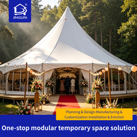 Tente Pagode de Luxe Robuste pour Mariages en Plein Air, Chapiteau de Mariage Imperméable pour Événements