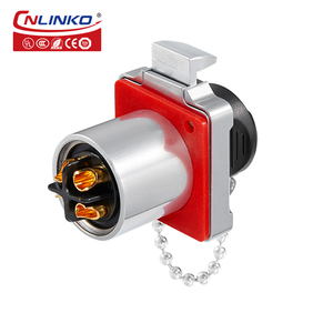 Bảng Điều Khiển Phiên Bản Kim Loại M24 Và Đầu Nối Nguồn Chống Nước Công Nghiệp <span class=keywords><strong>4</strong></span> Chân Gắn Mông - Product Image 4