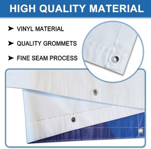 Bâches en tissu maillé imperméables et durables de 13 oz, toutes tailles, pour publicité extérieure, bâches personnalisées en vinyle PVC - Product Image 4