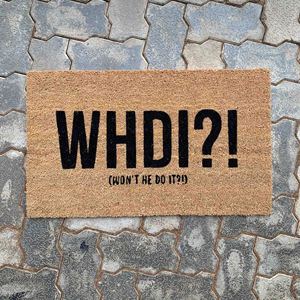Tapis de porte Vast Ocean en fibre de coco WHDI? Tapis d'entrée lavable antidérapant pour l'intérieur et l'extérieur, adapté à tous - Product Image 1