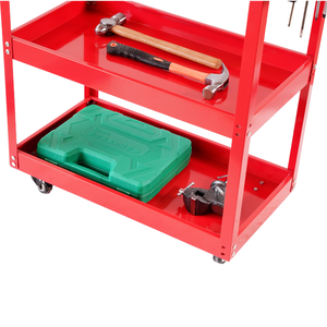 รถเข็นเครื่องมืออเนกประสงค์ <span class=keywords><strong>3</strong></span> ชั้น แบบมีล้อ สำหรับงานหนัก เหมาะสำหรับอู่ซ่อมรถยนต์ จัดเก็บอุปกรณ์ซ่อมรถยนต์ - Product Image 4