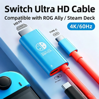 USB C to HDTV Screen Mirroring Cable 4K 60Hz HD Screen Casting Cable for Switch Mobile Phone Laptop