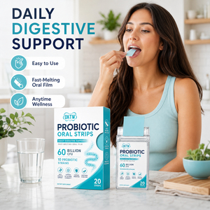 Tiras Orales Probióticas de Marca Privada con Lactobacillus para el Equilibrio Digestivo, de Rápido Disolución, Suministro OEM - Product Image 2