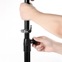 Repose-bras et repose-jambes de tatouage noir en fer et acier robuste, triangulaire Solong, vente en gros