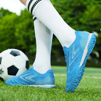 SAIFEINU bottes de football respirantes crampons de football de niveau professionnel chaussures de football d'entraînement rembourrées