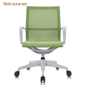 Ergonomische Stoel Midden Terug Mesh Bureaustoel Automatische Armleuningen Computer Swivel Meeting Conference Room Office Stoel - Product Image 4