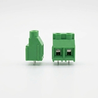 Bloc de bornes PCB à visser vert de 9,5 mm de pas, type KF950V-9.5-2PIN, 300V 30A, avec mécanisme de verrouillage à vis M3 pour soudure verticale