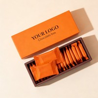 Boîte d'emballage en carton pliable personnalisée avec logo pour chocolats, bonbons, cadeaux, et présentoir de luxe pour sushis