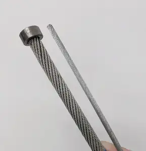 Anti büküm olmayan döner çelik tel halat kule vinçler 19x7 7mm 8mm 9mm 10mm