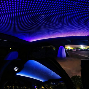 Film Panoramique <span class=keywords><strong>Ciel</strong></span> <span class=keywords><strong>Étoilé</strong></span> Premium avec Lignes Lumineuses LED Ambiance Lumineuse Intérieure Synchronisée pour Audi A4/A5/A6/A8/Q5/Q7/Q8 - Product Image 4
