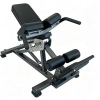 Banc d'hyperextension réglable professionnel, Chaise romaine, Appareil de musculation robuste pour l'extension dorsale, pour la musculation du tronc et du bas du dos en salle de sport OEMODM