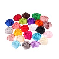Aksesoris Corsage Kuncup Mawar 3D Buatan Tangan 4cm, Buket Pengantin DIY, Bunga Kecil Gaya Etnik Empat Musim